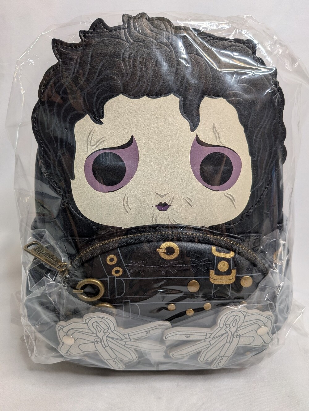 Loungefly Edward Scissorhands Mini Backpack Virtual Comic Con Exclusive NWT